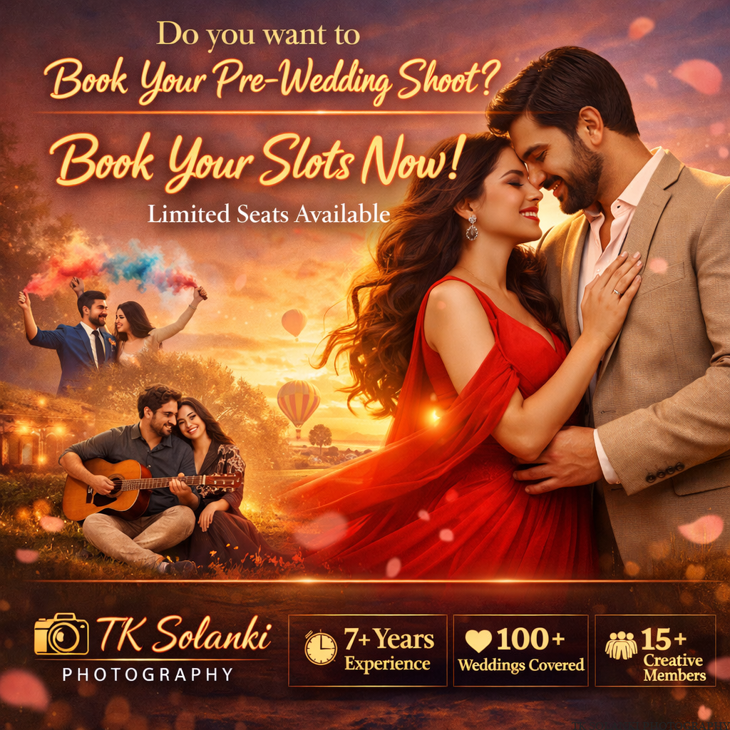 Pre Wedding Shoot Locations in Vadodara