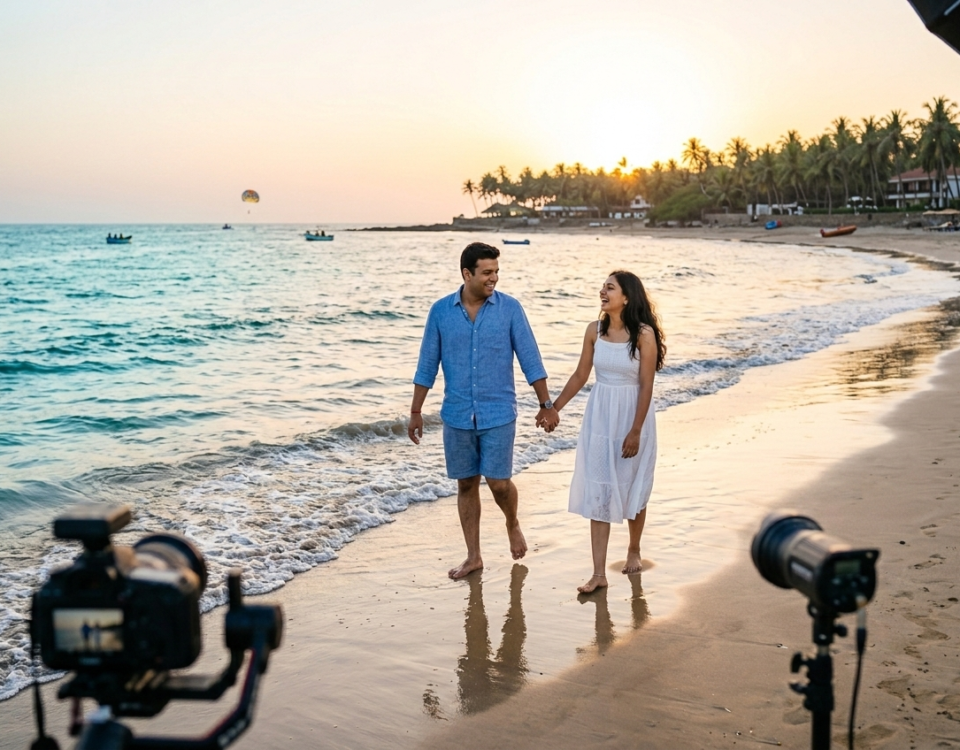 📸 Couple Photoshoot at Nagoa Beach, Diu (2026 Guide) – Prices, Best Time, Poses & Complete Planning Tips