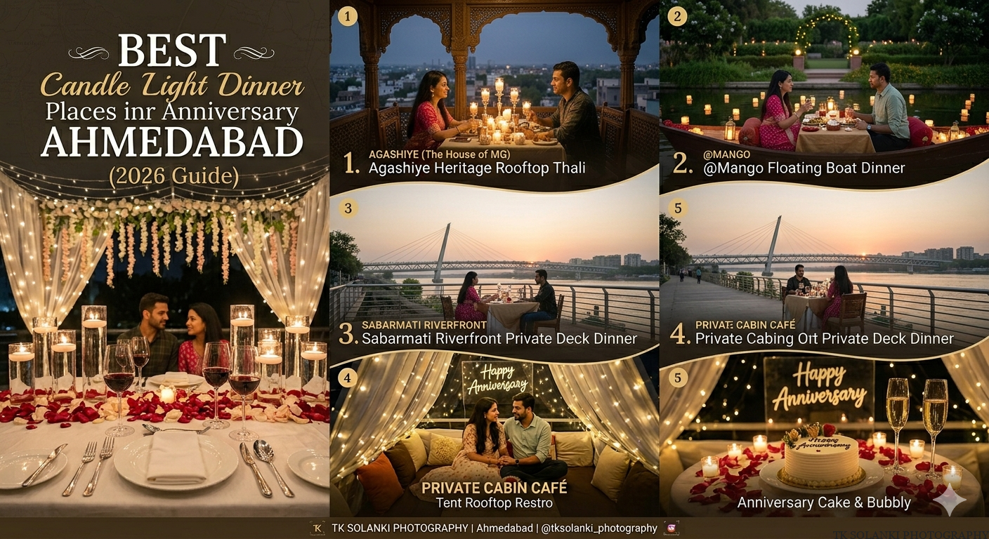 Best Candle Light Dinner Places in Ahmedabad for Anniversary (2026 Guide)