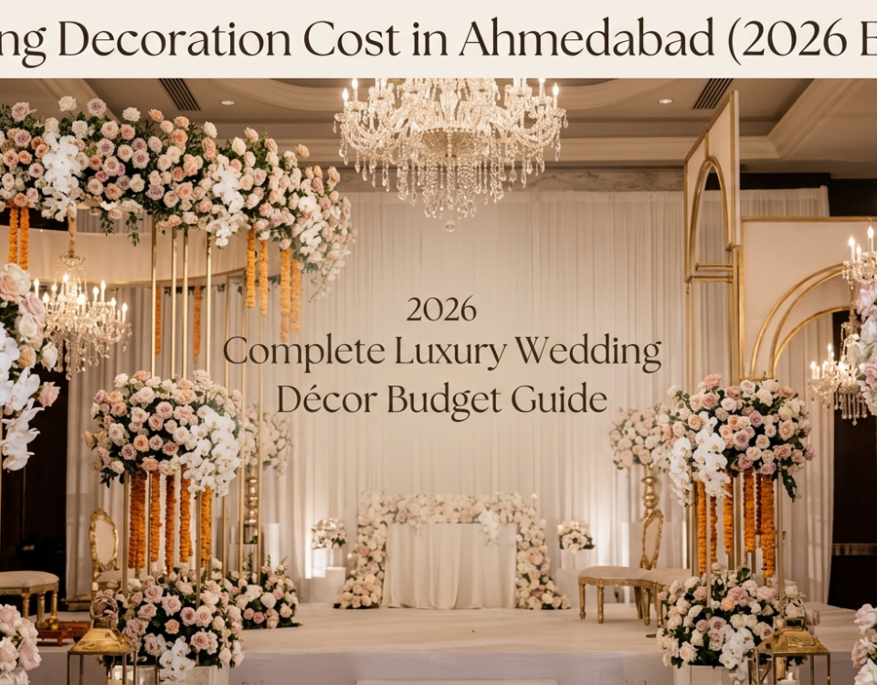 Wedding Decoration Cost in Ahmedabad (2026 Complete Luxury Wedding Décor Budget Guide