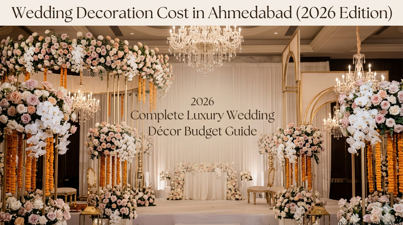 Wedding Decoration Cost in Ahmedabad (2026 Complete Luxury Wedding Décor Budget Guide