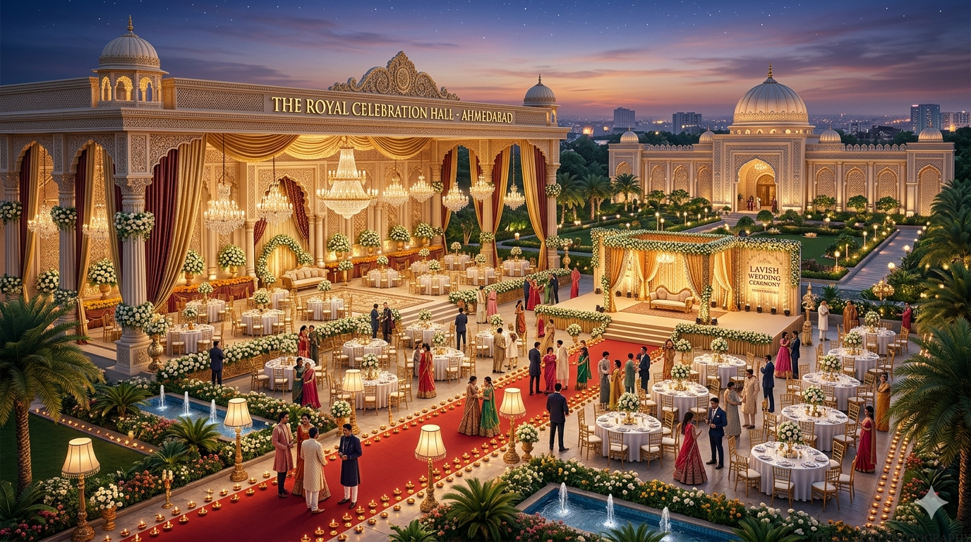 Banquet Halls in Ahmedabad for Luxury Weddings, Receptions & Grand Celebrations