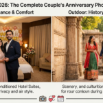 Indoor vs Outdoor Anniversary Photoshoot in Ahmedabad (2026 Complete Couple’s Guide)