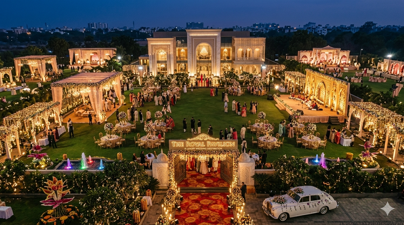 Best 20 Party Plots in Ahmedabad for Grand Weddings, Receptions & Luxury Celebrations (2026 Guide)