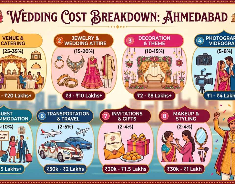 Wedding Cost Breakdown in Ahmedabad