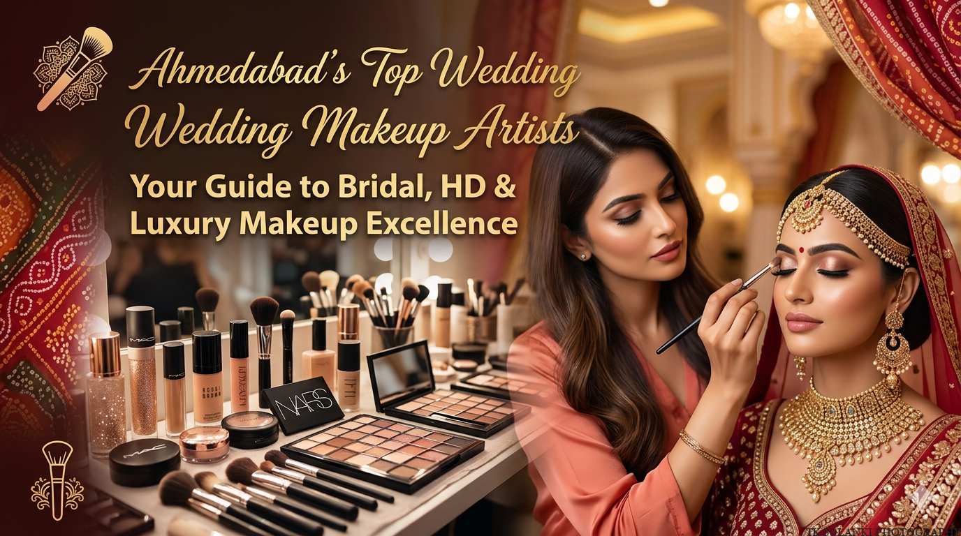 Best 20 Makeup Artists for Weddings in Ahmedabad (2026 Guide for Bridal, HD & Luxury Makeup)
