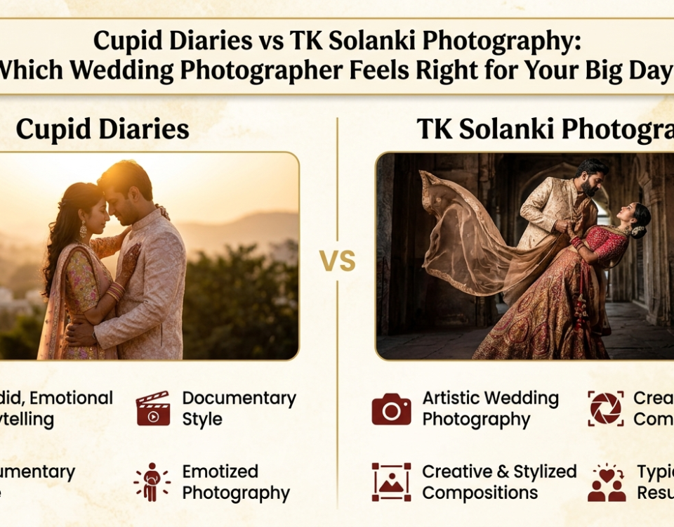 Cupid Diaries vs TK Solanki Photography: Which Wedding Photographer Truly Captures the Soul of Your Wedding?