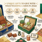 Unique Gifts To Give With Your Wedding Cards in 2026 (Luxury, Useful & Memorable Ideas)