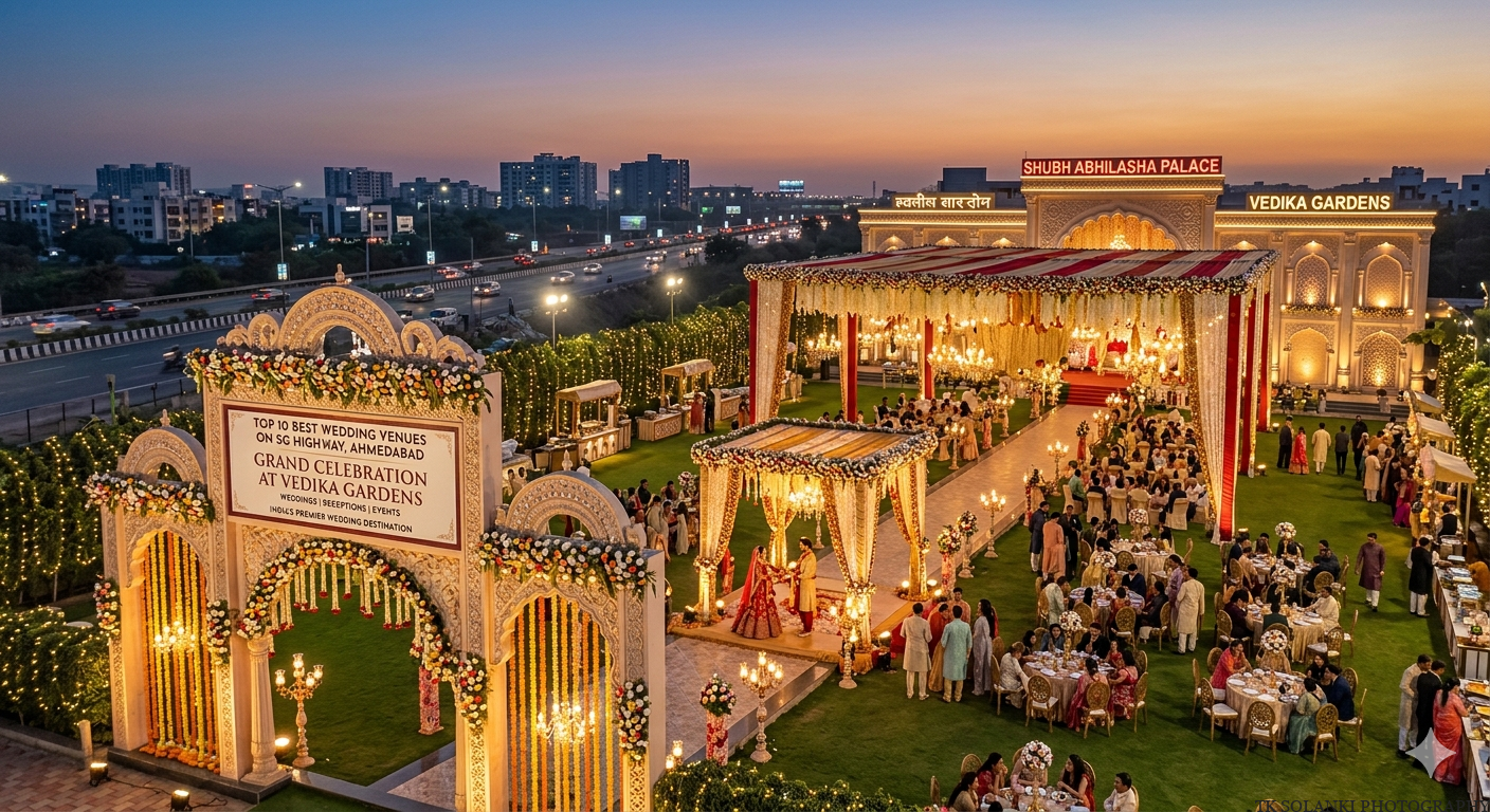 Top 10 Best Wedding Venues on SG Highway, Ahmedabad