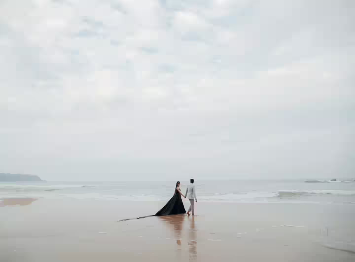 Dumas Beach Surat Pre Wedding Photo shoot Location