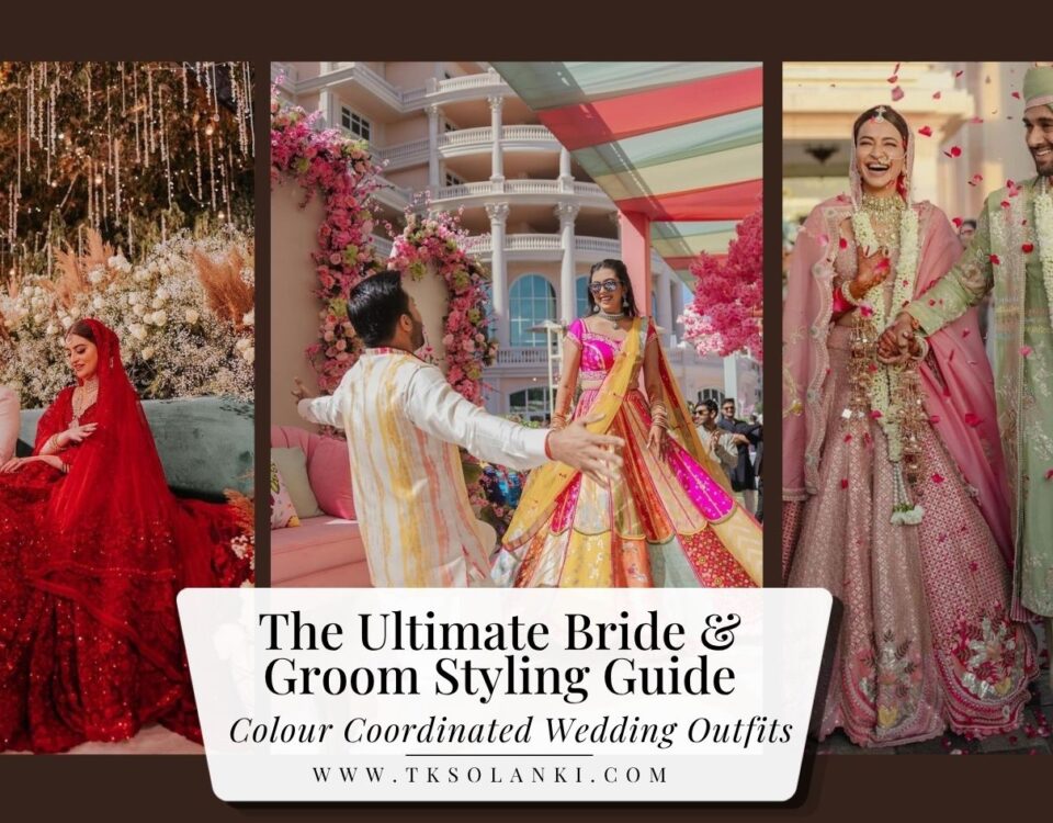 Colour Coordinated Wedding Outfits: The Ultimate Bride & Groom Styling Guide