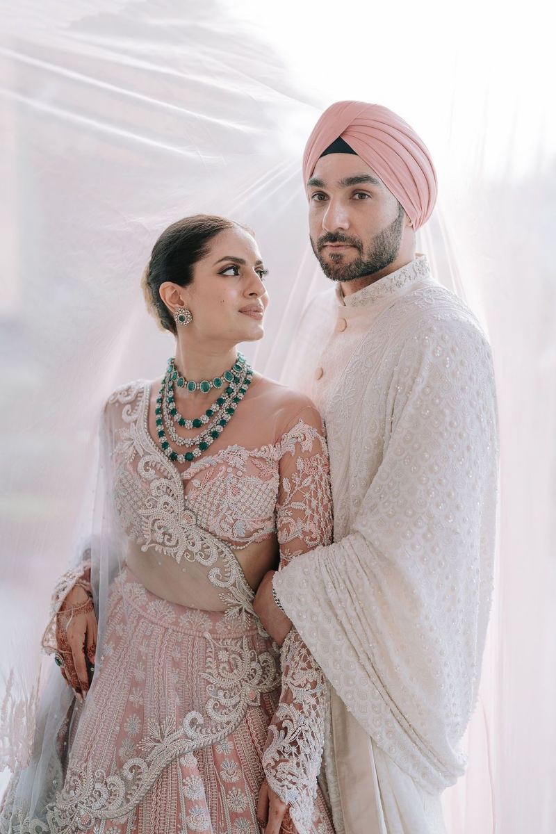 Colour Coordinated Wedding Outfits: The Ultimate Bride & Groom Styling Guide